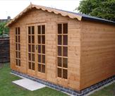 12ft wide x 8ft Deep Georgian Summerhouse